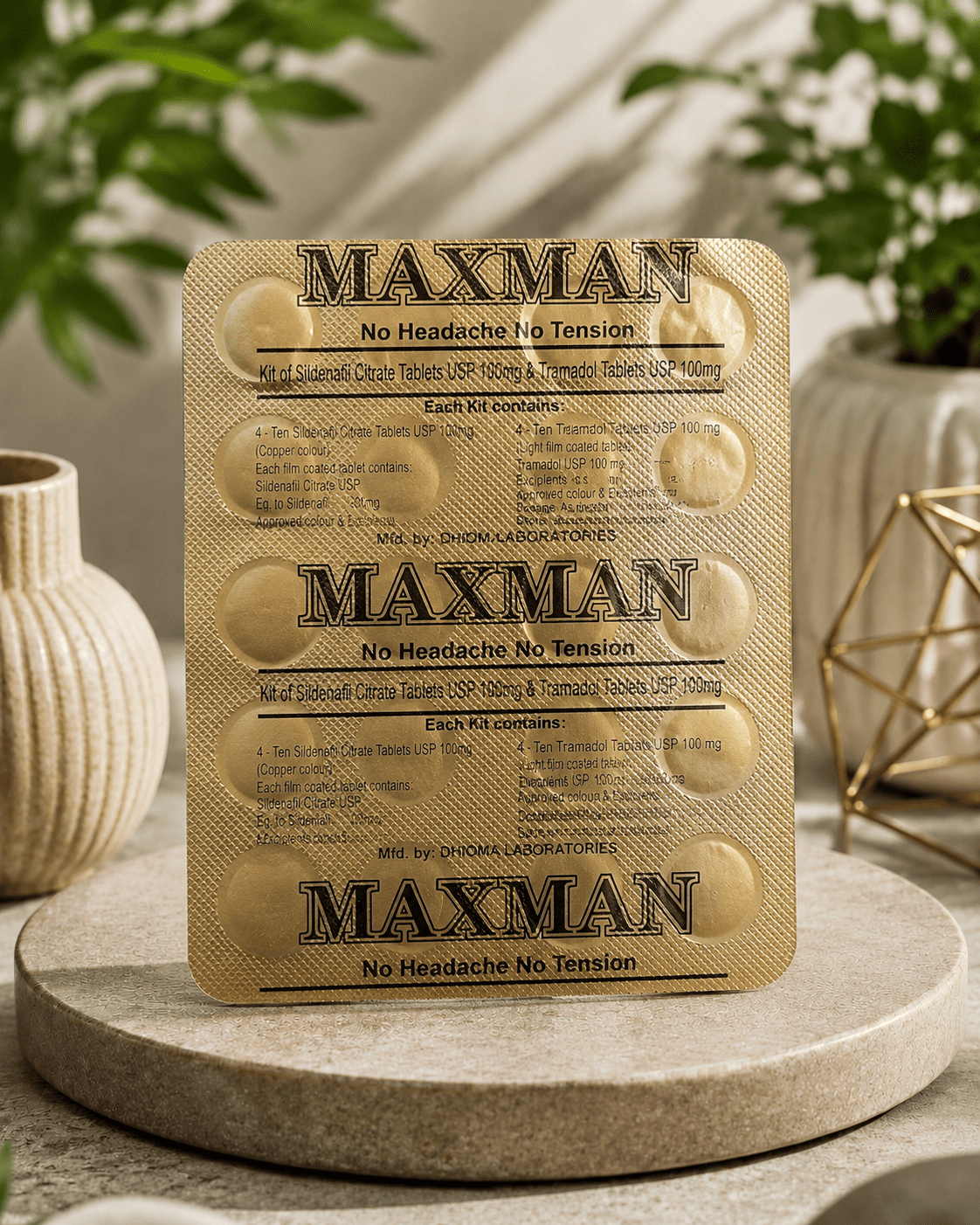 Maxman Tablets Silden@fl 100mg with Tramadol