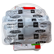 Vizaract 50mg (Silden@fil 50) Iranian Imported Tablets by Actoverco | 12 Tablets Pack Vi@gr@ Alternative - CurePill